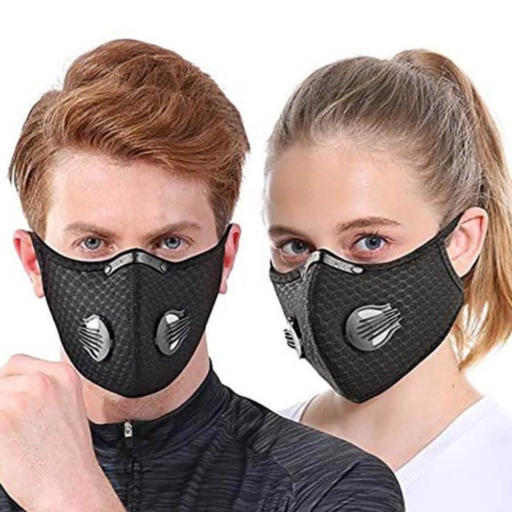 2 Valve Filtered Face Mask
